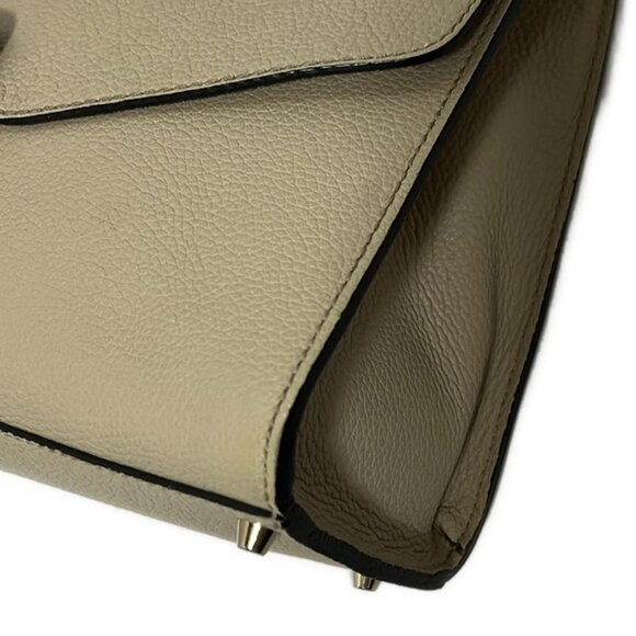 Auth FURLA Julia F6801 Beige Leather - Handbag - Picture 10 of 10